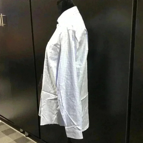 Black Brown 1826 Wrinkle Free, dressy button-down, chest pocket, size 15.5 34/35 - Picture 7 of 11